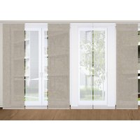 HOME in green Schiebegardine "ESTRA", (6 St.), SET DIGITALDRUCK,BAMBUSOPTIK RECYCELT von Home In Green