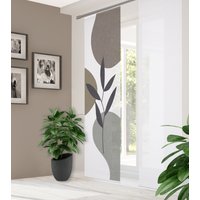 HOME in green Schiebegardine "FRONDA" Paneelwagen 1 Stk. tlg. DIGITALBEDRUCKT, BAMBUSOPTIK RECYCELT von Home In Green