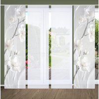 HOME in green Schiebegardine "LAIRA" Paneelwagen 4 Stk. tlg. SET DIGITALDRUCK,BAMBUSOPTIK RECYCELT HOME in green Schiebegardine "LAIRA" Paneelwagen 4 Stk. tlg. SET DIGITALDRUCK,BAMBUSOPTIK RECYCELT von Home In Green