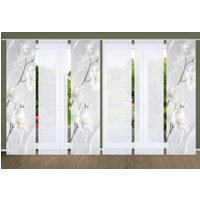 HOME in green Schiebegardine "LAIRA" Paneelwagen 6 Stk. tlg. SET DIGITALDRUCK,BAMBUSOPTIK RECYCELT HOME in green Schiebegardine "LAIRA" Paneelwagen 6 Stk. tlg. SET DIGITALDRUCK,BAMBUSOPTIK RECYCELT von Home In Green