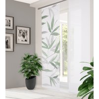 HOME in green Schiebegardine "RANDOW" Paneelwagen 1 Stk. tlg. SET DIGITALDRUCK,BAMBUSOPTIK RECYCELT von Home In Green