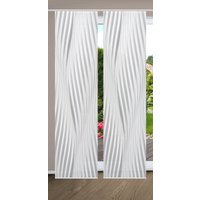 HOME in green Schiebegardine "RIWELO" Paneelwagen 2 Stk. tlg. SET DIGITALDRUCK,BAMBUSOPTIK RECYCELT von Home In Green