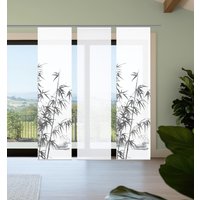 HOME in green Schiebegardine "RUFUS" Paneelwagen 3 Stk. tlg. Bambusoptik, SET, recycelt, Digitaldruck HOME in green Schiebegardine "RUFUS" Paneelwagen 3 Stk. tlg. Bambusoptik, SET, recycelt, Digitaldruck von Home In Green