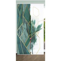 HOME in green Schiebegardine "SIGNUM", (2 St.), SET DIGITALDRUCK,BAMBUSOPTIK RECYCELT von Home In Green