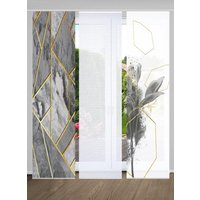 HOME in green Schiebegardine "SIGNUM", (3 St.), SET DIGITALDRUCK,BAMBUSOPTIK RECYCELT von Home In Green