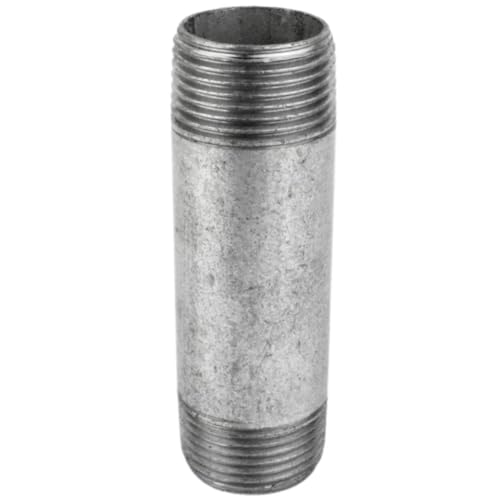 Home Invasion - Rohr 1 Zoll - 26 x 34 mm Stahl verzinkt - 8 cm (80 mm) - Gewinde von Home Invasion