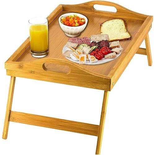 Home-it Betttablett Tisch mit klappbaren Beinen und Frühstückstablett Bambus Betttisch und Betttablett mit Beinen Home-it Betttablett Tisch mit klappbaren Beinen und Frühstückstablett Bambus Betttisch und Betttablett mit Beinen von Home It