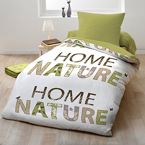 Home Passion 54113 Pack 2 x 2teilig Bettbezug Home Natur Mikrofaser Mehrfarbig 140 x 200 cm Home Passion 54113 Pack 2 x 2teilig Bettbezug Home Natur Mikrofaser Mehrfarbig 140 x 200 cm von Home Linge Passion