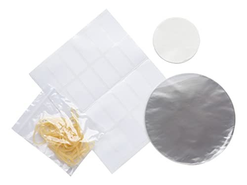 Home Made Einmachfolien-Set für 454-g-Marmeladengläser, 24er-Pack, 8 x 16 x 26 cm Home Made Einmachfolien-Set für 454-g-Marmeladengläser, 24er-Pack, 8 x 16 x 26 cm von Home Made