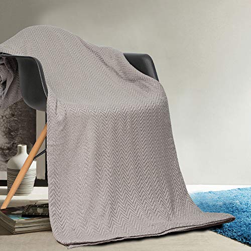 Home Maison Josie Throws, Grey von Home Maison