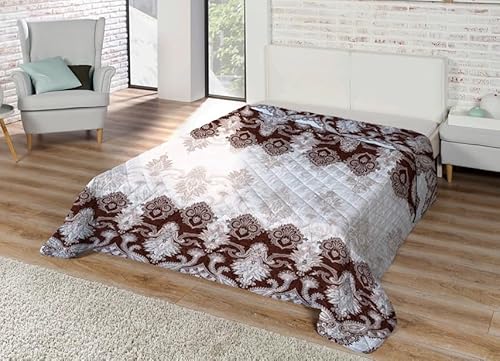 Home Oase XXL Tagesdecke Steppdecke Bettüberwurf Decke Bettdecke gesteppt 220x240cm Braun Home Oase XXL Tagesdecke Steppdecke Bettüberwurf Decke Bettdecke gesteppt 220x240cm Braun von Home Oase