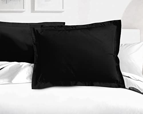 Set, Baumwolle, Schwarz, 50 x 70 cm von Home Linge Passion