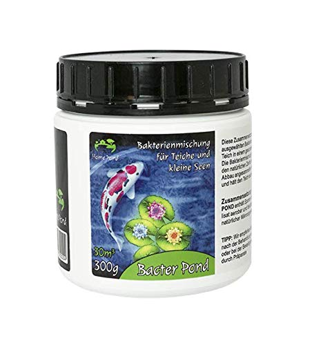 Home Pond Bacter Pond 300 g I Teichbakterien, die Wasserprobleme schnell beheben sollen, das Volumen des Teiches beträgt etwa 30 m3 von Home Pond