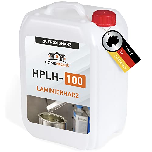 Home Profis® HPLH-100 transparentes 2K Epoxidharz (13,5kg) – Glasklare Epoxy Versiegelung, Laminierharz für Rivertable, Holz, Beton, Estrich von Home Profis