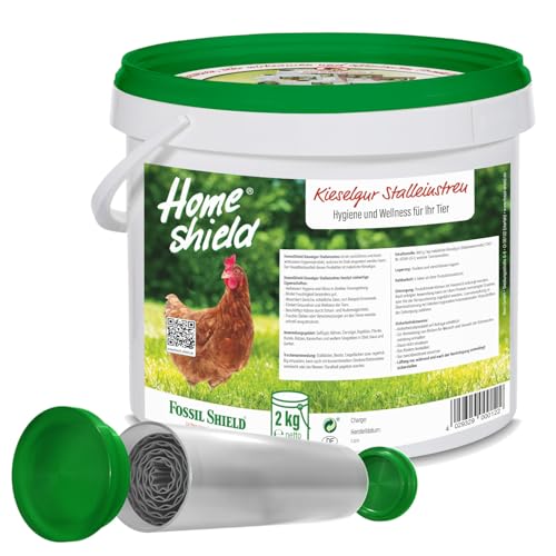 Home Shield Bundle - 2 kg Eimer Kieselgur & Milbenfalle 5er Set - Kieselgur zur Verbesserung der Stallhygiene & 5 Stück Milbenfallen zur Überwachung des Befalls bei Milben im Hühnerstall Home Shield Bundle - 2 kg Eimer Kieselgur & Milbenfalle 5er Set - Kieselgur zur Verbesserung der Stallhygiene & 5 Stück Milbenfallen zur Überwachung des Befalls bei Milben im Hühnerstall von Home Shield