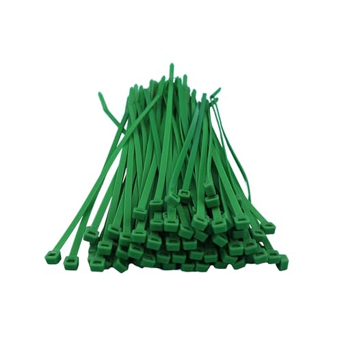 Kabelbinder aus Nylon, 300 x 4,8 mm, extra stark, Grün, 100 Stück Kabelbinder aus Nylon, 300 x 4,8 mm, extra stark, Grün, 100 Stück von Home Smart
