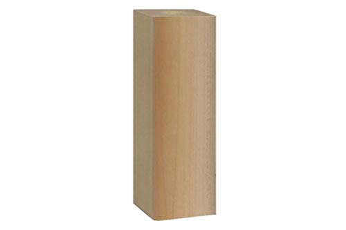 Home System 6740212 – Quadratfuß Design, Holz, H. 120 mm, Ahorn von Home System