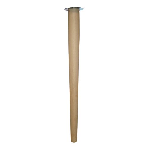 Home-System 67872 Tischbeine, sich verjüngend, Durchmesser 62 mm. Länge 750 mm, Holz von Home System