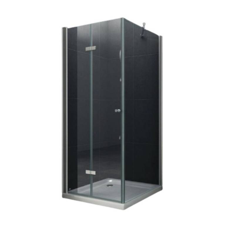 Home Systeme Eckdusche DOOR Duschkabine Dusche Duschwand Duschabtrennung Duschtür Glas ESG, BxT: 90x90 cm von Home Systeme