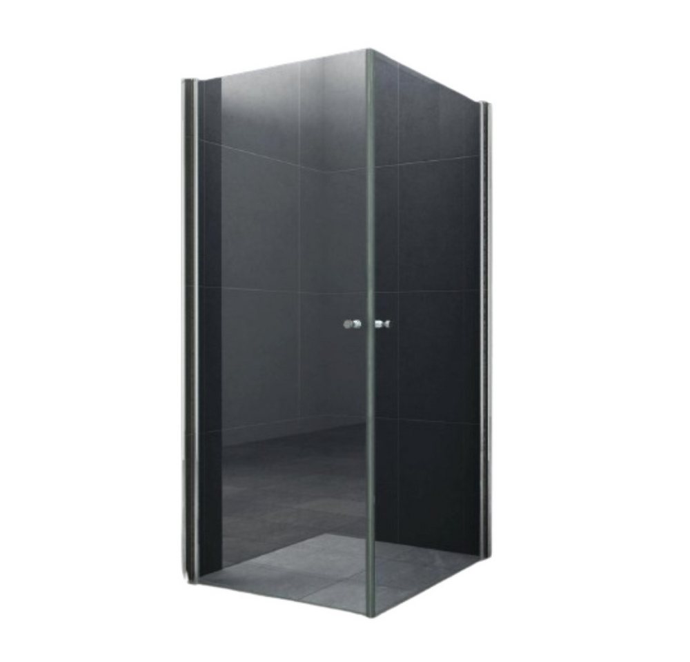 Home Systeme Eckdusche MÜNCHEN Duschkabine Dusche Duschwand Duschabtrennung Duschtür Glas, BxT: 80x80 cm von Home Systeme