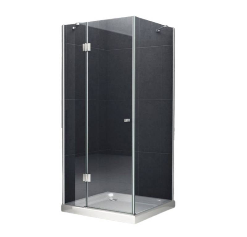 Home Systeme Eckdusche SIMILE Duschkabine Dusche Duschwand Duschabtrennung Duschtür Glas ESG, BxT: 90x90 cm von Home Systeme
