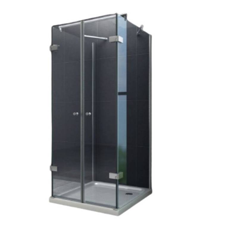 Home Systeme Runddusche BENITO U Form Duschkabine Dusche Duschwand Duschabtrennung Duschtür, BxT: 80x80 cm von Home Systeme