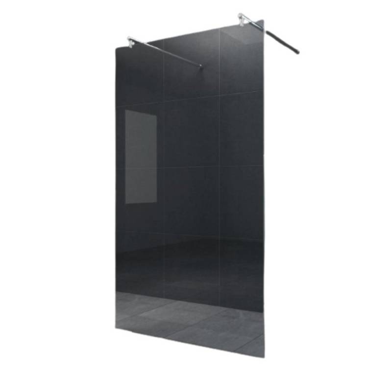Home Systeme Walk-in-Dusche Freistehende Duschtrennwand Duschkabine Duschabtrennung Klarglas ESG von Home Systeme