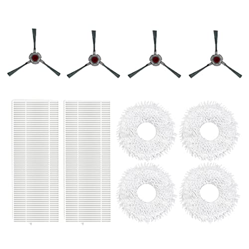 Zubehörset für yeedi mop Station Zubehör Roboter-Staubsauger-Ersatzteile mit Mopptücher wischtücher X4 HEPA-Filter X2 Seitenbürsten X4 Zubehörset für yeedi mop Station Zubehör Roboter-Staubsauger-Ersatzteile mit Mopptücher wischtücher X4 HEPA-Filter X2 Seitenbürsten X4 von Home Times