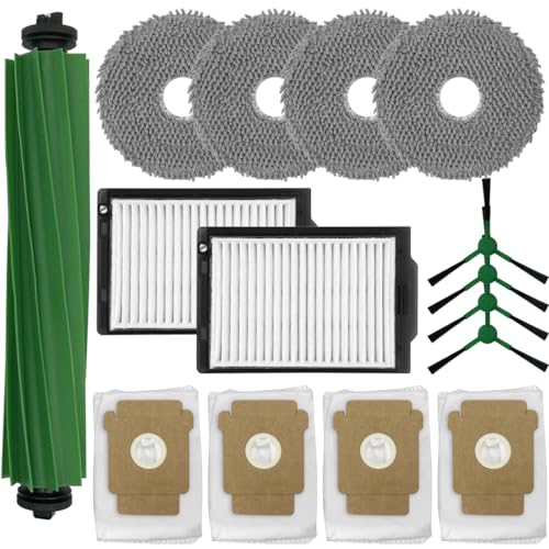 Ersatzteile Kompatibel mit iRobot Roomba Plus 405 Combo 505 Combo Saug- und Wischroboter Zubehör mit 1 Gummibürsten 2 HEPA-Filter 4 Staubbeutel 4 Mop-Pads 4 Seitenbürsten 15-tlg. Ersatzteile Kompatibel mit iRobot Roomba Plus 405 Combo 505 Combo Saug- und Wischroboter Zubehör mit 1 Gummibürsten 2 HEPA-Filter 4 Staubbeutel 4 Mop-Pads 4 Seitenbürsten 15-tlg. von Home Times