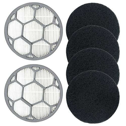 Home Times Hepa Filter Schwamm Ersatz Zubehör für Neabot P1 Pro/Neakasa P1 Pro Pet Grooming Kit Vakuum(2 Hepa Filter+4 Schwämme) von Home Times