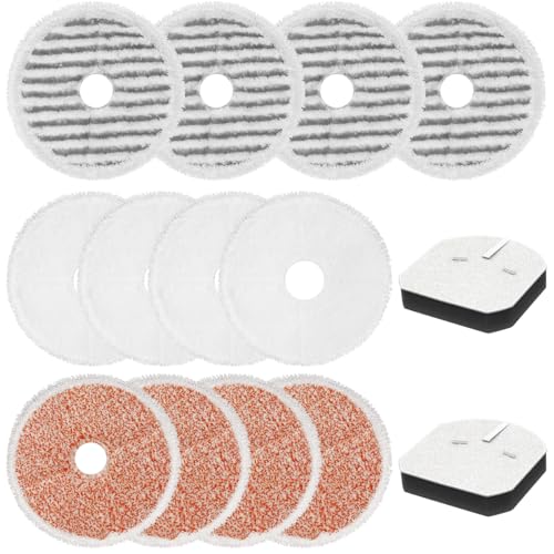 HomeTimes Ersatz Mop für BISSELL SpinWave + Vac Pet 3885N Kabelloser Reiniger Waschbar und Wiederverwendbar Wischpads für alle Böden und Oberflächen, 14 Stück HomeTimes Ersatz Mop für BISSELL SpinWave + Vac Pet 3885N Kabelloser Reiniger Waschbar und Wiederverwendbar Wischpads für alle Böden und Oberflächen, 14 Stück von Home Times