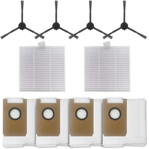 HomeTimes Ersatzteile für AIRROBO T20 Saugroboter Ersatz Zubehör mit 2 HEPA-Filter 4 Seitenbürsten 4 Staubbeutel 10tlg. HomeTimes Ersatzteile für AIRROBO T20 Saugroboter Ersatz Zubehör mit 2 HEPA-Filter 4 Seitenbürsten 4 Staubbeutel 10tlg. von Home Times