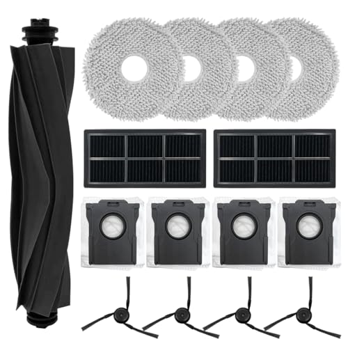 HomeTimes Ersatzteile für Dreame X40 Ultra Saugroboter Zubehör mit 1 Gummibürsten 2 HEPA-Filter 4 Mop-Pads 4 Seitenbürsten 4 Staubbeutel 15tlg. HomeTimes Ersatzteile für Dreame X40 Ultra Saugroboter Zubehör mit 1 Gummibürsten 2 HEPA-Filter 4 Mop-Pads 4 Seitenbürsten 4 Staubbeutel 15tlg. von Home Times