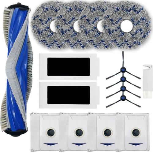 HomeTimes Ersatzteile für ECOVACS DEEBOT T30 Omni/ECOVACS DEEBOT T30 PRO Omni Saugroboter Zubehör mit 1 Gummibürste 2 HEPA-Filter 4 Mop-Pads 4 Seitenbürsten 4 Staubbeutel 16tlg. HomeTimes Ersatzteile für ECOVACS DEEBOT T30 Omni/ECOVACS DEEBOT T30 PRO Omni Saugroboter Zubehör mit 1 Gummibürste 2 HEPA-Filter 4 Mop-Pads 4 Seitenbürsten 4 Staubbeutel 16tlg. von Home Times