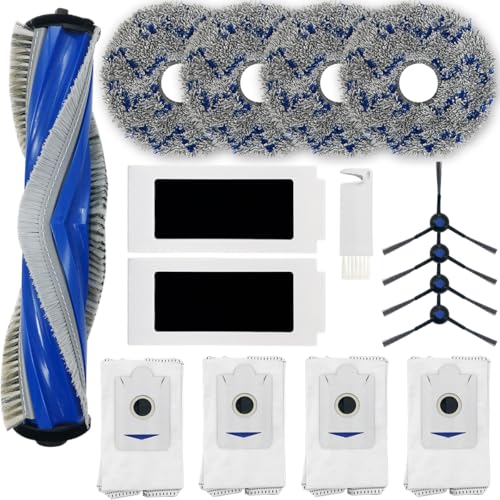 HomeTimes Ersatzteile für ECOVACS DEEBOT T30S Pro Saugroboter Zubehör mit 1 Gummibürste 2 HEPA-Filter 4 Mop-Pads 4 Seitenbürsten 4 Staubbeutel 16tlg. HomeTimes Ersatzteile für ECOVACS DEEBOT T30S Pro Saugroboter Zubehör mit 1 Gummibürste 2 HEPA-Filter 4 Mop-Pads 4 Seitenbürsten 4 Staubbeutel 16tlg. von Home Times