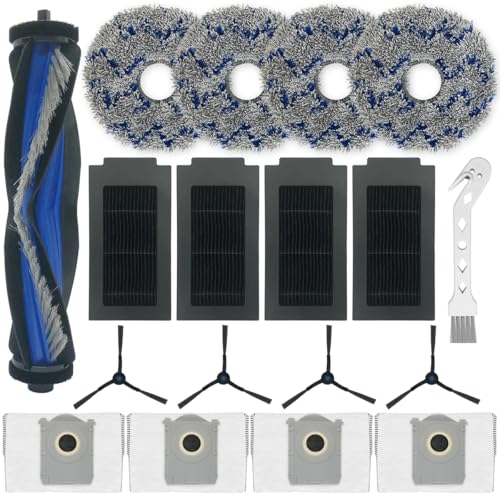 HomeTimes Ersatzteile für ECOVACS DEEBOT T50 PRO/T50 OMNI/T50 PRO OMNI/T50 MAX PRO OMNI Saugroboter Zubehör mit 4 HEPA-Filter 4 Mop-Pads 4 Seitenbürsten 4 Staubbeutel 17tlg. HomeTimes Ersatzteile für ECOVACS DEEBOT T50 PRO/T50 OMNI/T50 PRO OMNI/T50 MAX PRO OMNI Saugroboter Zubehör mit 4 HEPA-Filter 4 Mop-Pads 4 Seitenbürsten 4 Staubbeutel 17tlg. von Home Times