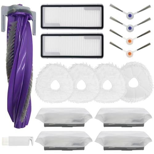 HomeTimes Ersatzteile für Narwal Freo X Ultra Saugroboter Zubehör mit 1 Gummibürsten 2 HEPA-Filter 4 Mop-Pads 4 Seitenbürsten 4 Staubbeutel HomeTimes Ersatzteile für Narwal Freo X Ultra Saugroboter Zubehör mit 1 Gummibürsten 2 HEPA-Filter 4 Mop-Pads 4 Seitenbürsten 4 Staubbeutel von Home Times