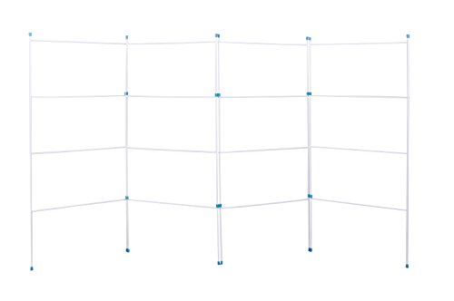 Faltbarer Wäscheständer 4 Abschnitte, Wäschetrockner und Raumteiler von Home Vida von Home Vida