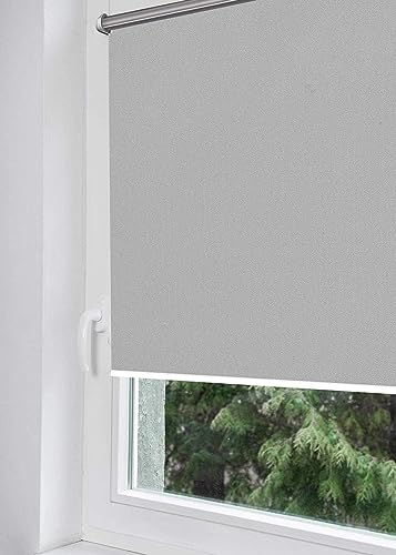 Home-Vision® ThermoRollo Maß, Rollos ohne Bohren mit Klämmträgern, Rollos für Fenster und Türen, 5 Farbe von Home-Vision