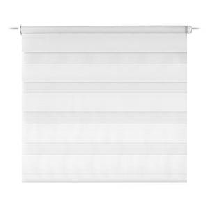 home24 Duo-Rollo Zebra 50 x 150cm Weiß/Weiß von home24