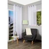 HOME WOHNIDEEN Gardine "DOLLY" Ösen 1 Stk. tlg. transparent von Home Wohnideen