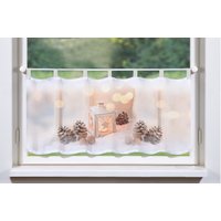 HOME WOHNIDEEN Scheibengardine "LATERNE", (1 St.), HxB: 45x120 von Home Wohnideen