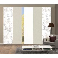 HOME WOHNIDEEN Schiebegardine "5er SET", (5 St.), Schiebevorhang Digidruck 5er Set AYLA von Home Wohnideen