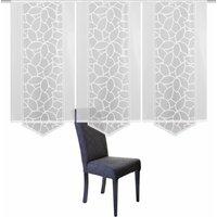 HOME WOHNIDEEN Schiebegardine "JENNA", (3 St.), Schiebevorhang Jacquard Set, inkl. Befestigungszubehör von Home Wohnideen