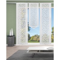 HOME WOHNIDEEN Schiebegardine "JENNA", (3 St.), Schiebevorhang Jacquard Set von Home Wohnideen