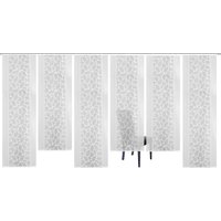 HOME WOHNIDEEN Schiebegardine "JENNA", (6 St.), Schiebevorhang Jacquard Set, HxB: 245x57 von Home Wohnideen