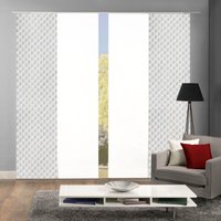 HOME WOHNIDEEN Schiebegardine "MARPENT 4er SET", (4 St.), Schiebevorhang Digidruck 4er Set MARPENT von Home Wohnideen