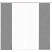 HOME WOHNIDEEN Schiebegardine "PIVE 4er SET", (4 St.), Schiebevorhang Digidruck 4er Set PIVE von Home Wohnideen