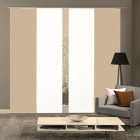 HOME WOHNIDEEN Schiebegardine "PIVE 4er SET", (4 St.), Schiebevorhang Digidruck 4er Set PIVE von Home Wohnideen