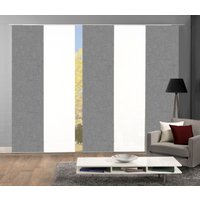 HOME WOHNIDEEN Schiebegardine "PIVE 5er SET", (5 St.), Schiebevorhang Digidruck 5er Set PIVE von Home Wohnideen